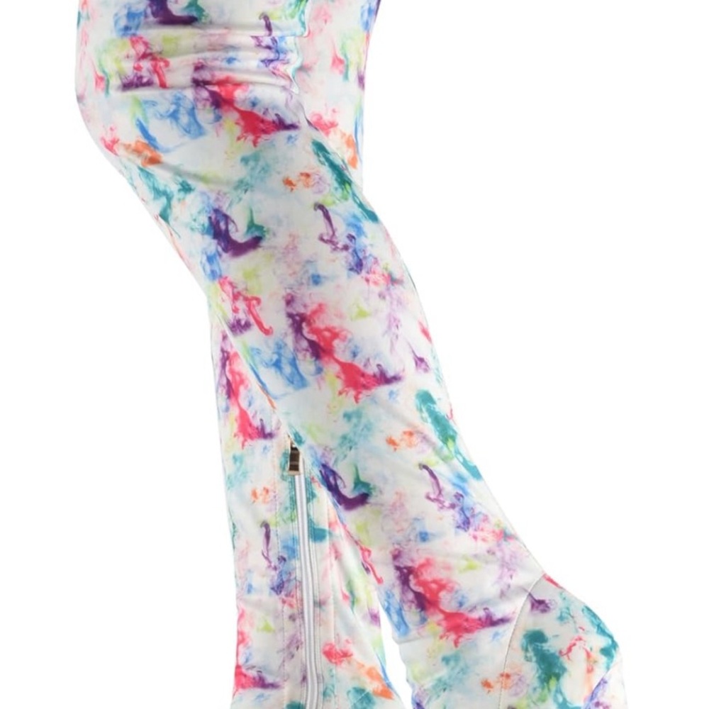 Colorful Abstract Print Leggings